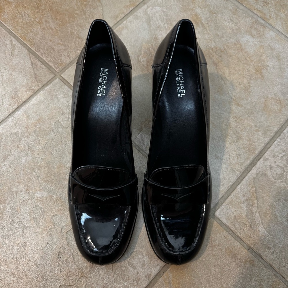 MICHAEL Michael Kors Buchanan Loafer Pumps Patent Leather Size 11 - Picture 3 of 6
